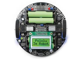 Pololu 3pi Robot top with batteries